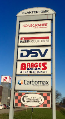 Skylt mast - Västerås